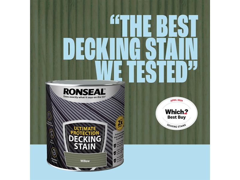 Ronseal Ultimate Protection Decking Stain Willow 5 litre RSLNUDSW5L