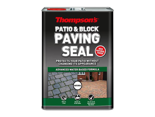 Ronseal Patio & Block Paving Seal Natural 5 litre RSLPBPSN5L