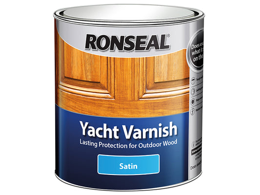 Ronseal Exterior Yacht Varnish Satin 250ml RSLYVS250