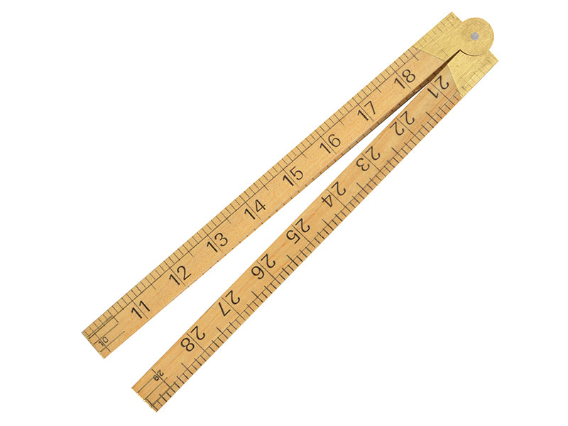 R.S.T. Wooden 4 Fold Rule 1m / 39in (Blister packed) RST073P