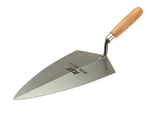 R.S.T. 101 Philadelphia Pattern Brick Trowel Wooden Handle 10in RST10110
