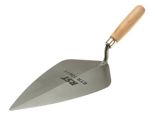 R.S.T. London Pattern Brick Trowel Wooden Handle 11in RST10611