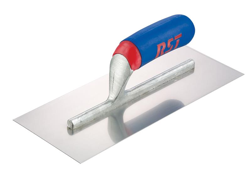 R.S.T. Plasterer's Finishing Trowel Banana Soft Touch Handle 11 x 4.1/2in RST124BST