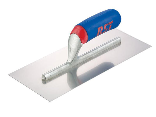 R.S.T. Plasterer's Finishing Trowel Banana Soft Touch Handle 11 x 4.1/2in RST124BST