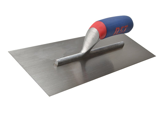 R.S.T. Plasterer's Finishing Trowel Carbon Steel Soft Touch Handle 16 x 4.1/2in RST16S