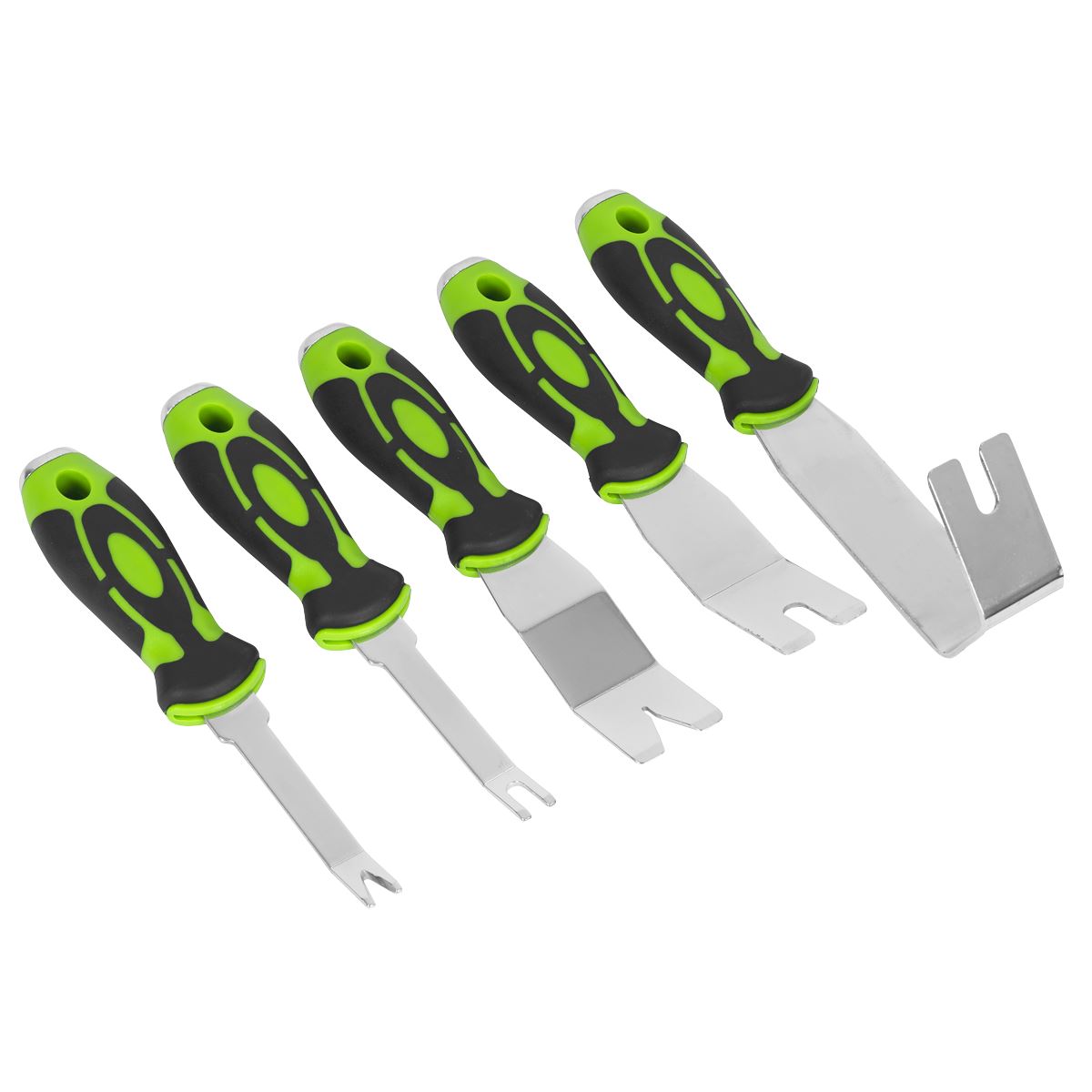 Sealey Door Panel & Trim Clip Removal Tool Set 5pc Polished Finish RT006
