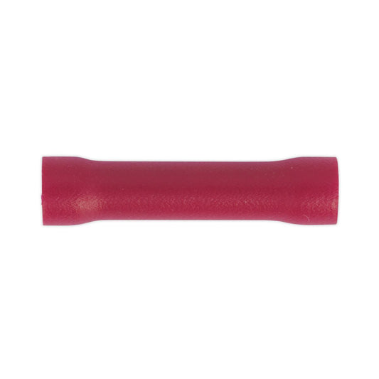 Sealey Butt Connector Terminal �3.3mm Red Pack of 100 RT29