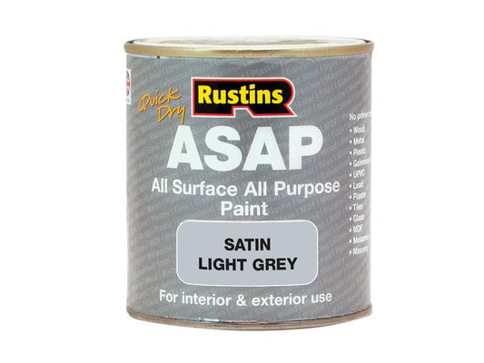 Rustins ASAP Paint Light Grey 500ml RUSASAPLG500