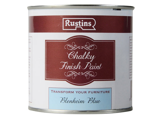 Rustins Chalky Finish Paint Blenheim Blue 250ml RUSCPBB250