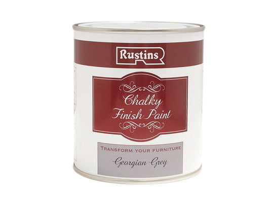 Rustins Chalky Finish Paint Georgian Grey 250ml RUSCPG250
