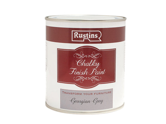 Rustins Chalky Finish Paint Georgian Grey 500ml RUSCPG500