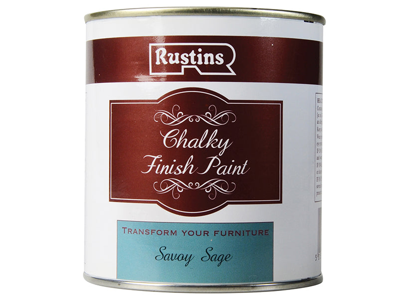Rustins Chalky Finish Paint Savoy Sage 500ml RUSCPSS500