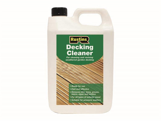 Rustins Decking Cleaner 4 litre RUSDECL4L