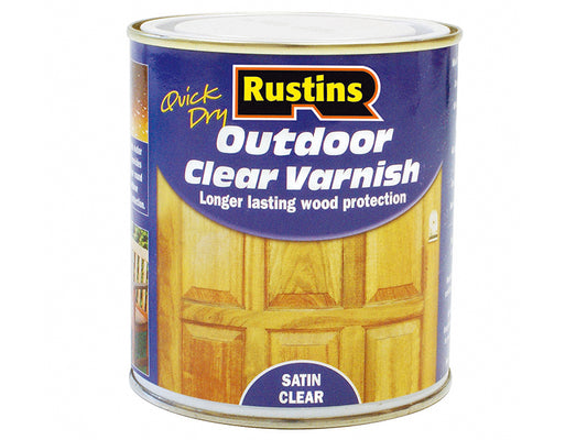 Rustins Exterior Varnish Satin 1 litre RUSEVS1L