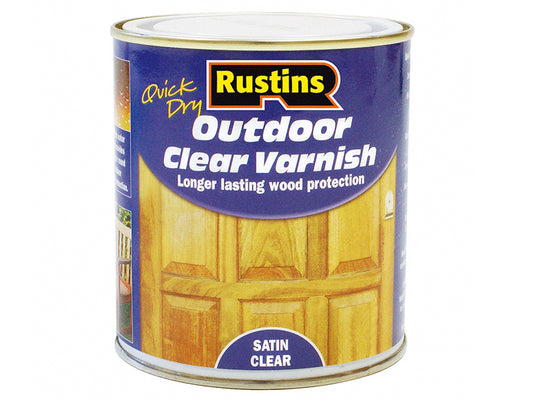 Rustins Exterior Varnish Satin 250ml RUSEVS250