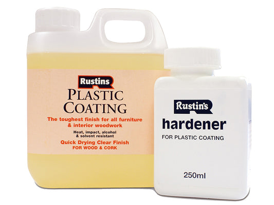 Rustins Plastic Furniture Coating Gloss 1 litre RUSFPCGG1L