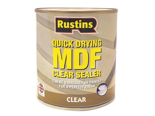 Rustins Quick Drying MDF Sealer Clear 500ml RUSMDFCS500