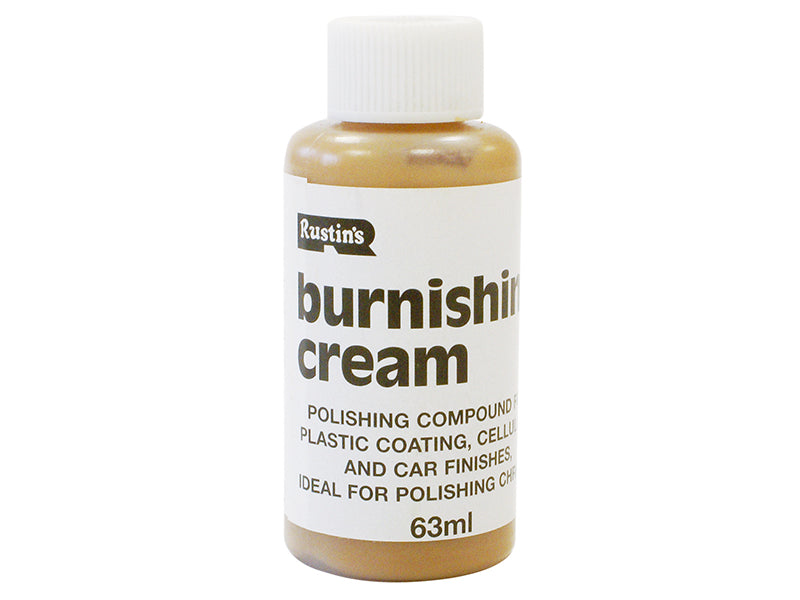 Rustins Plastic Coating Burnishing Cream 63ml RUSPCBUSM