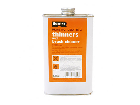 Rustins Plastic Coating Thinners 500ml RUSPCT500