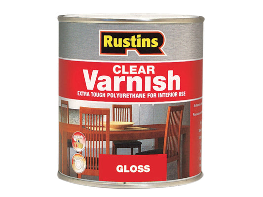 Rustins Polyurethane Varnish Gloss Clear 5 litre RUSPVGC5L