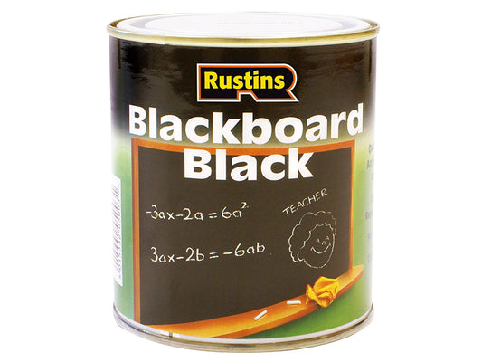 Rustins Quick Dry Blackboard Black 500ml RUSQDBB500