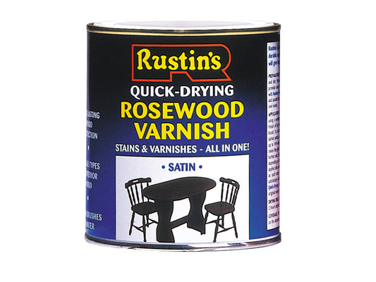 Rustins Quick Dry Varnish Satin Antique Pine 250ml RUSQDVSAP250