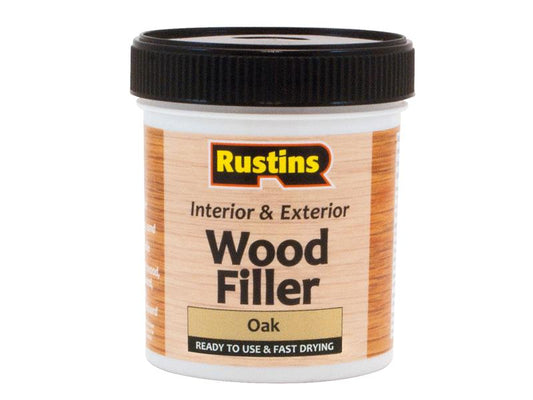 Rustins Acrylic Wood Filler Oak 250ml RUSQDWFO250