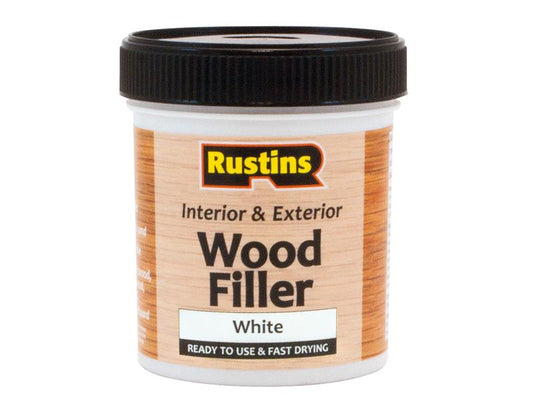 Rustins Acrylic Wood Filler White 250ml RUSQDWFW250