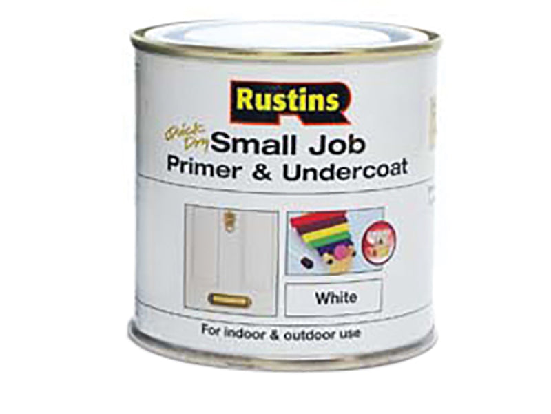 Rustins Small Job Primer & Undercoat White 250ml RUSSJPUWH250