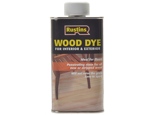 Rustins Wood Dye Light Teak 1 litre RUSWDLT1L