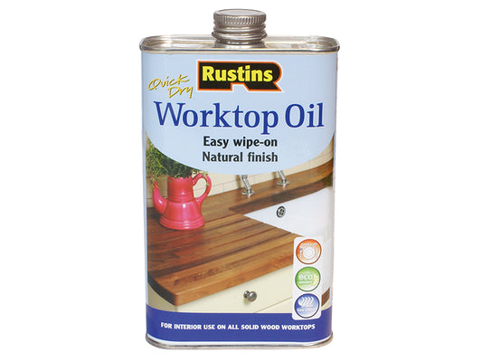 Rustins Worktop Oil 1 litre RUSWTO1L