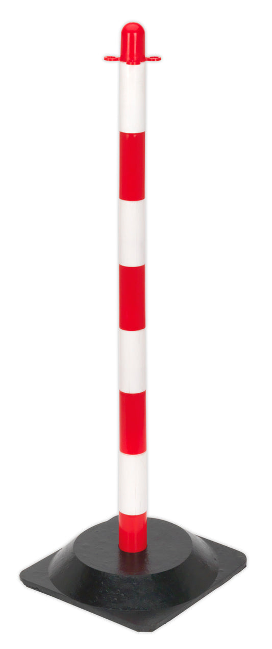 Sealey Red/White Post with Base RWPB01