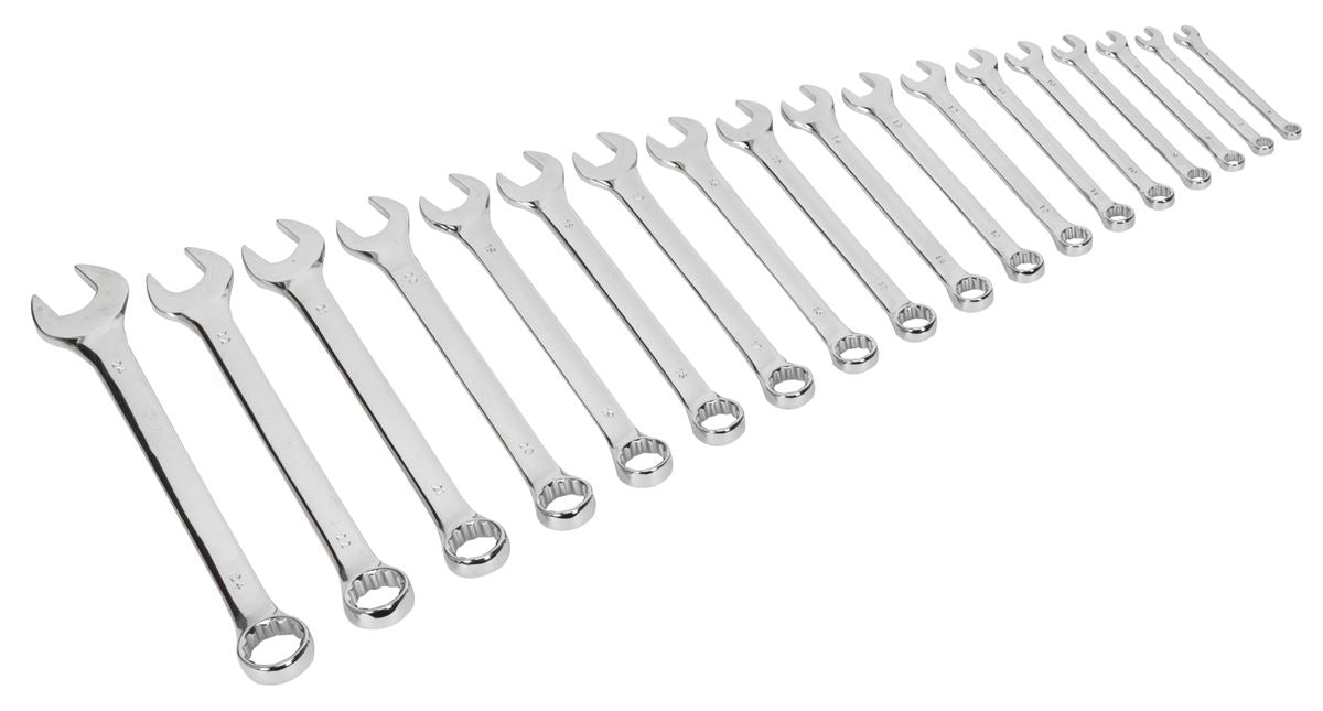 Sealey Combination Spanner Set 18pc S01052