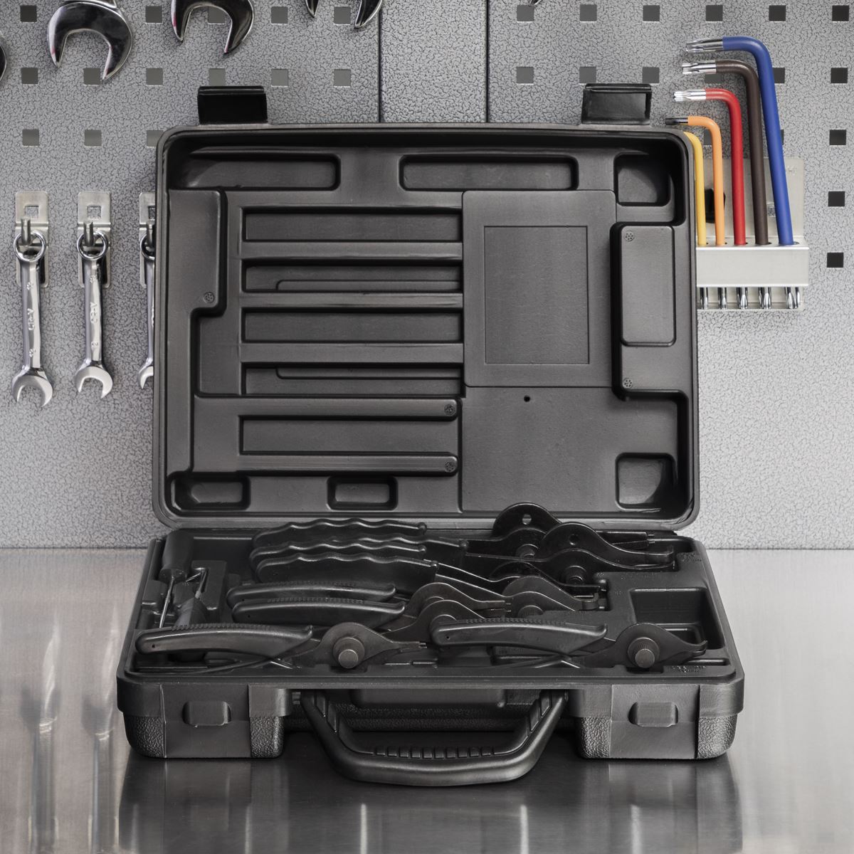 Sealey Circlip Pliers Set 10pc Internal/External S01064