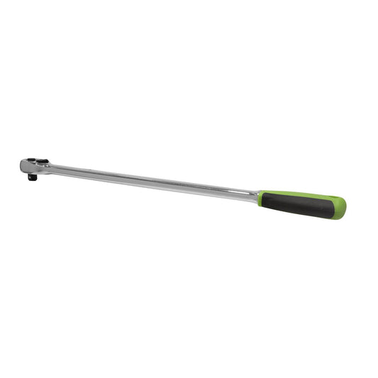 Sealey 3/8"Sq Drive Ratchet Wrench Extra-Long Pear Head Flip Reverse S01206