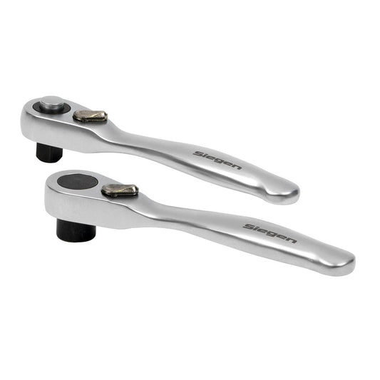 Sealey Micro Ratchet Wrench & Bit Driver Set 2pc 1/4" Hex  & 1/4" Square S01250