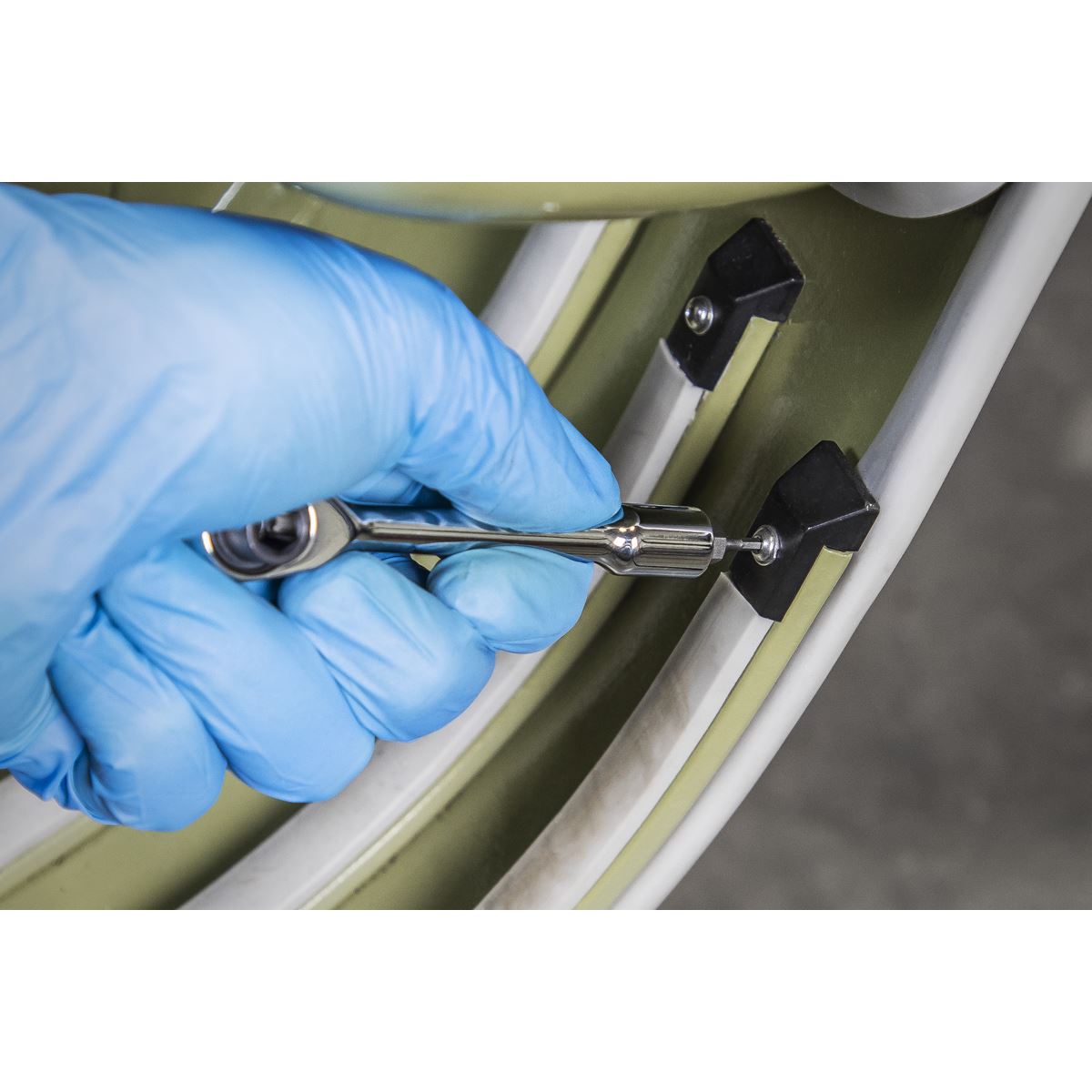 Sealey 1/4" Hex Micro Ratchet Bit Driver 72 TOOTH Drive Sq In The Handle S01252