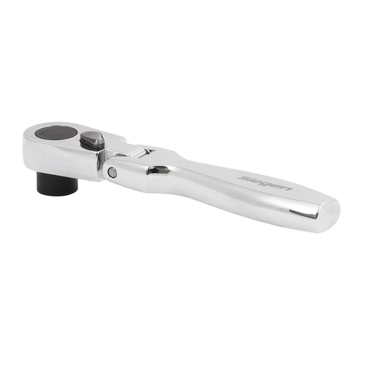 Sealey 1/4"Hex Bit Driver Micro Flexi Head Ratchet 72-TOOTH Flip Reverse S01253
