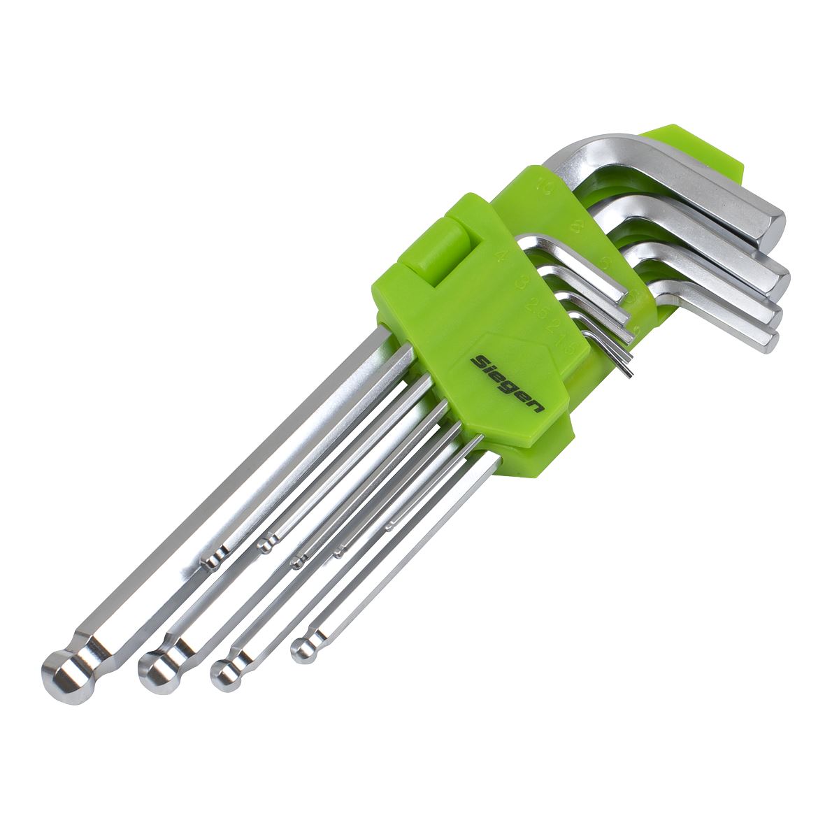 Sealey Hex Key Set Ball-End Long 9pc - Metric S01260