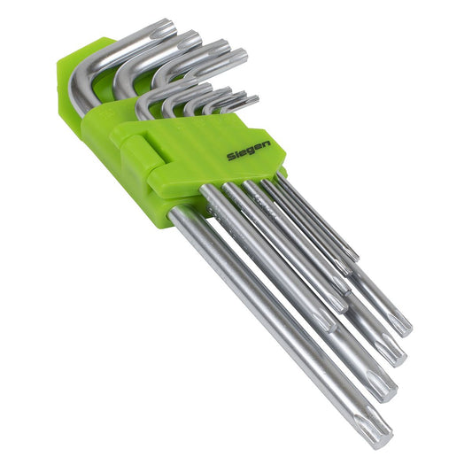Sealey Key Set TRX-Star* Long 9pc S01262