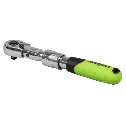 Sealey Siegen Extendable Flexi-Head Ratchet Wrench 1/4"Sq Drive S01294