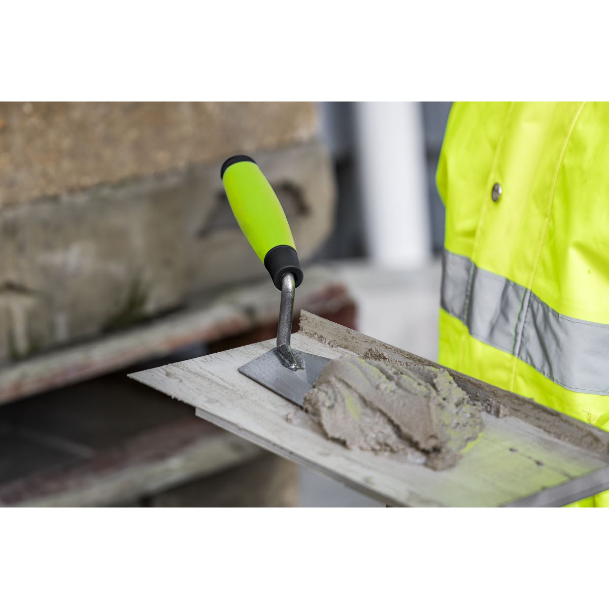 Sealey Siegen Pointing Trowel with Soft Grip Handle 150mm Carbon Steel S01301