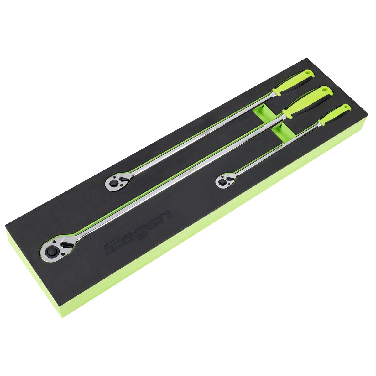 Sealey Extra-Long Ratchet Wrench Set 3pc S01332