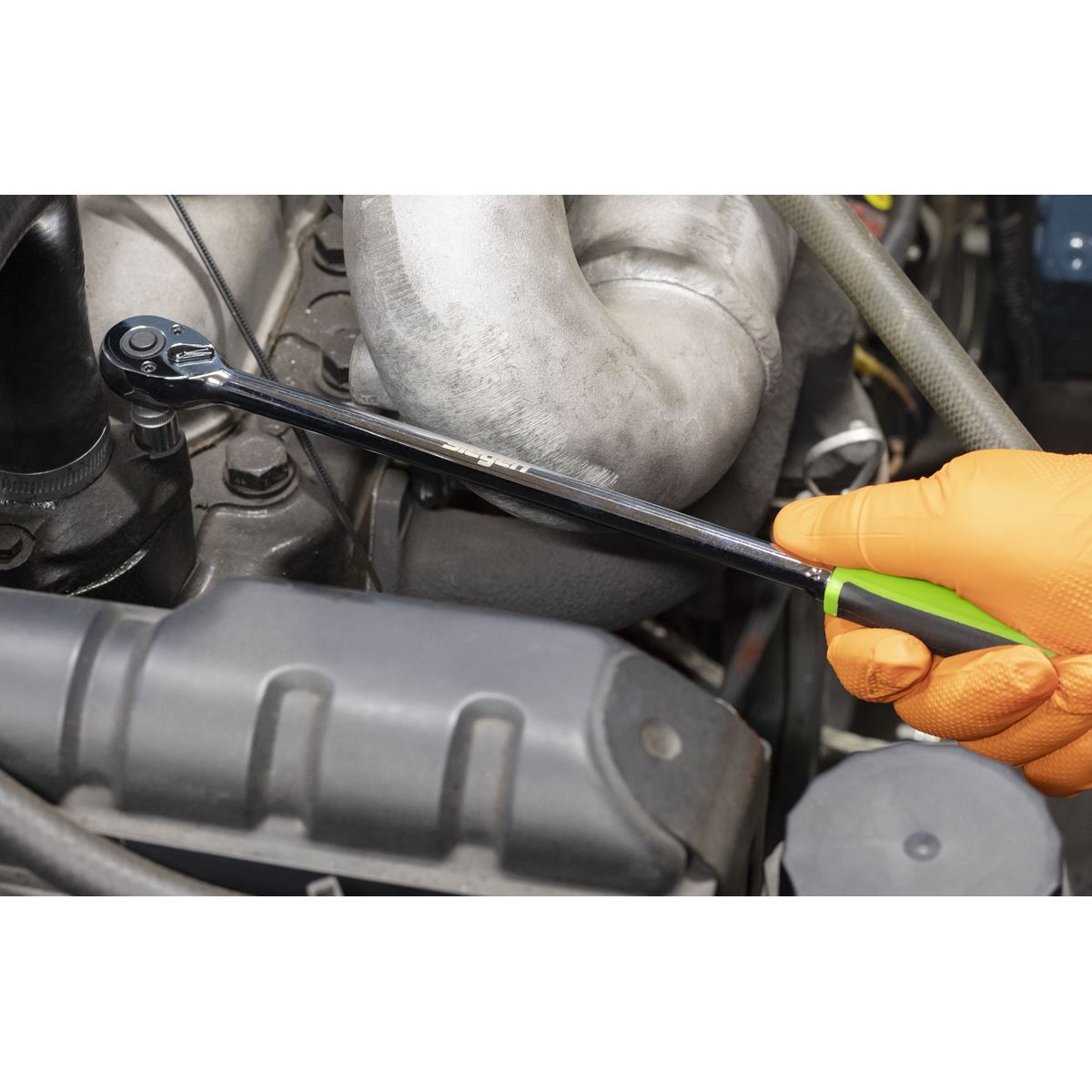 Sealey Extra-Long Ratchet Wrench Set 3pc S01332