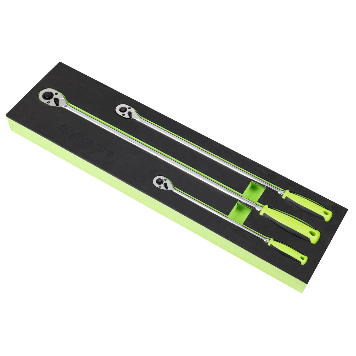 Sealey Extra-Long Ratchet Wrench Set 3pc S01332