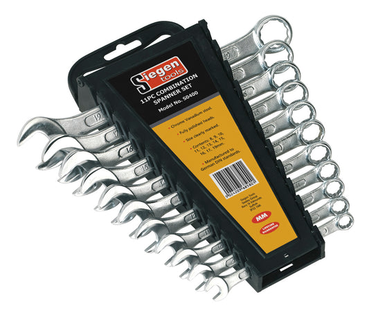 Sealey Combination Spanner Set 11pc Metric S0400