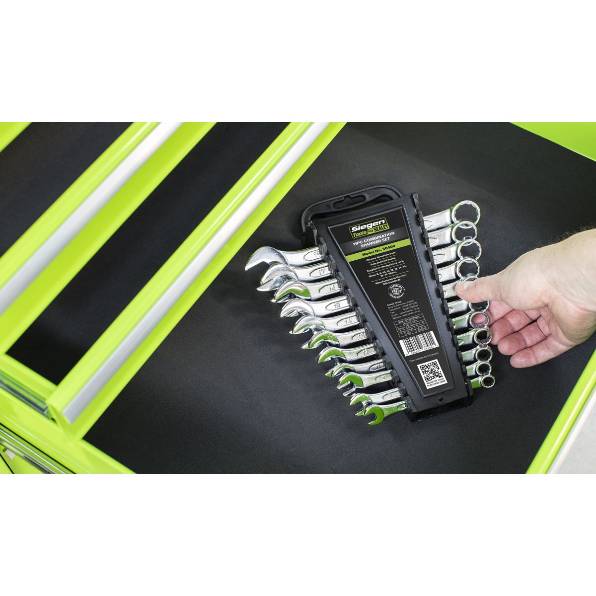 Sealey Combination Spanner Set 11pc Metric S0400