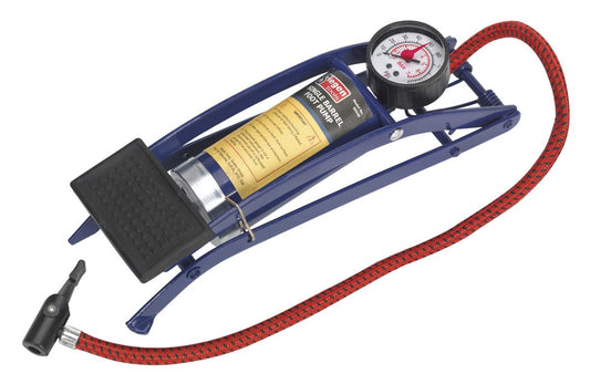 Sealey Foot Pump Single Barrel S0540