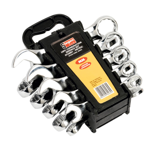 Sealey Combination Spanner Set 10pc Stubby Metric S0561
