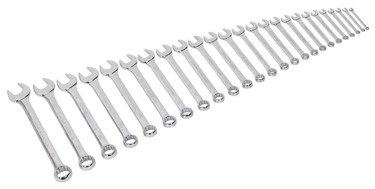 Sealey Combination Spanner Set 25pc Metric S0564